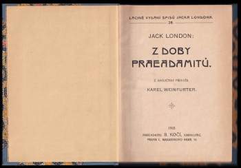 Jack London: Z doby praeadamitů
