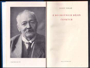 Josef Pekař: Z duchovních dějin českých