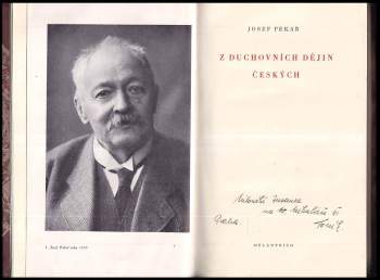 Josef Pekař: Z duchovních dějin českých