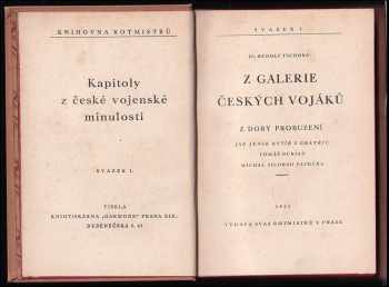 Rudolf Tschorn: Z galerie českých vojáků z doby probuzení