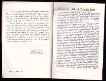 Tomáš Baťa: Z historie řízení