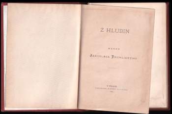 Jaroslav Vrchlický: Z hlubin