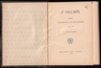 Jaroslav Vrchlický: Z hlubin