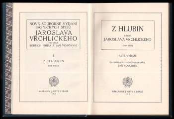 Jaroslav Vrchlický: Z hlubin
