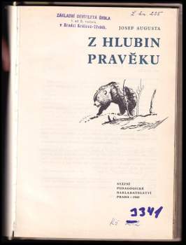 Josef Augusta: Z hlubin pravěku