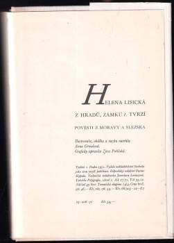 Helena Lisická: Z hradů, zámků a tvrzí