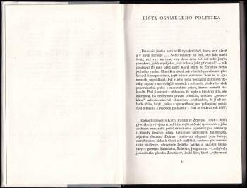 Karel ze Žerotína: Z korespondence