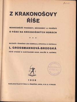 Ludmila Grossmannová Brodská: Z Krakonošovy říše