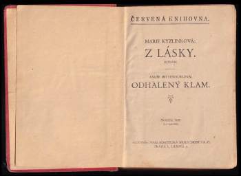 Marie Kyzlinková: Z lásky, Odhalený klam