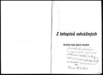 Z letopisů odvážných