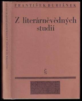 Z literárněvědných studií