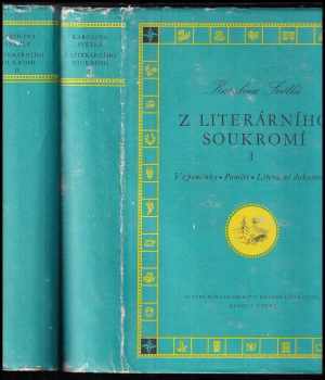 Karolina Světlá: Z literárního soukromí