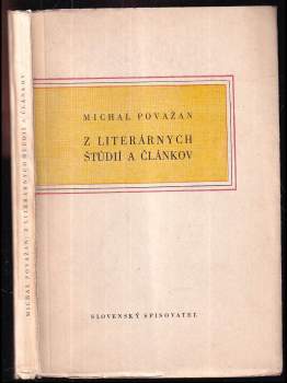 Z literárnych štúdií a článkov
