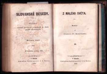 Gustav Pfleger Moravský: Z malého světa