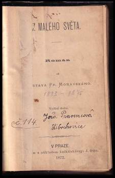 Gustav Pfleger Moravský: Z malého světa