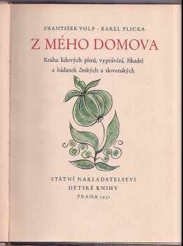 Karel Plicka: Z mého domova