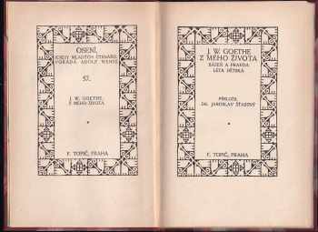 Johann Wolfgang von Goethe: Z mého života