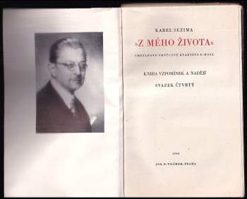 Karel Sezima: "Z mého života"