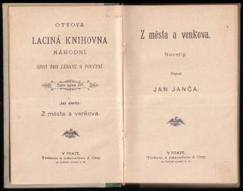 Jan Janča: Z města a venkova