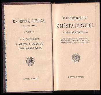 Karel Matěj Čapek Chod: Z města i obvodu