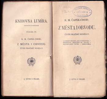 Karel Matěj Čapek Chod: Z města i obvodu