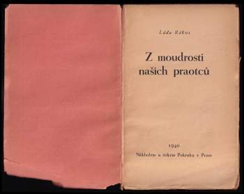 Láďa Rákos: Z moudrosti našich praotců