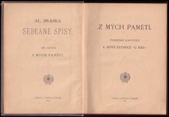 Alois Jirásek: Z mých pamětí