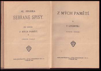 Alois Jirásek: Z mých pamětí