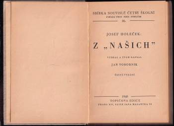 Josef Holeček: Z "Našich"