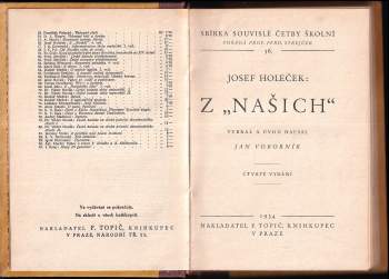 Josef Holeček: Z Našich
