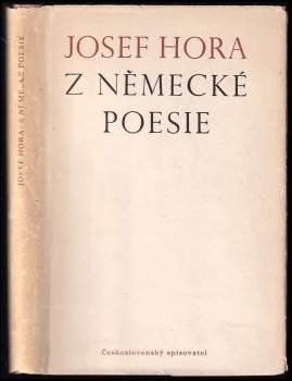 Josef Hora: Z německé poesie