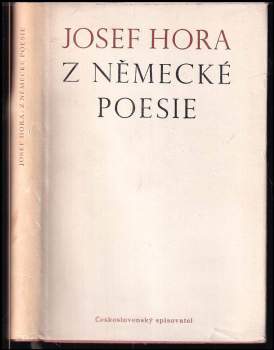 Josef Hora: Z německé poesie