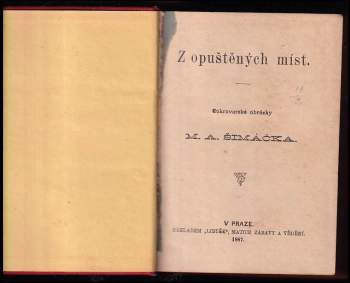 Tereza Nováková: Z opuštěných míst + Vybrané polské povídky a novelly + Z naší národní společnosti