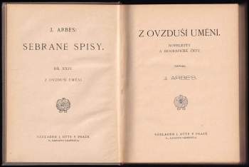 Jakub Arbes: Z ovzduší umění