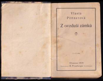 Vlasta Pittnerová: Z ovzduší zámků