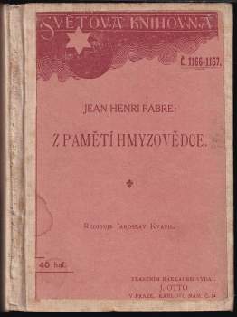Z pamětí hmyzovědce