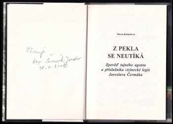 Marta Bednářová: Z pekla se neutíká