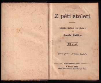 Josef Svátek: Z pěti století