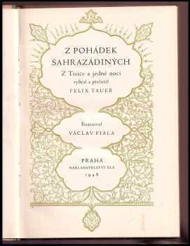 Z pohádek Šahrazádiných