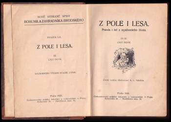 Bohumil Zahradník-Brodský: Z pole i lesa