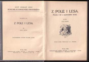 Bohumil Zahradník-Brodský: Z pole i lesa
