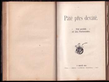 Henry van Dyke: Z potulek vlastí i cizinou + Páté přes deváté + Dvě povídky z východu - SVÁZANÉ DO JEDNOHO SVAZKU