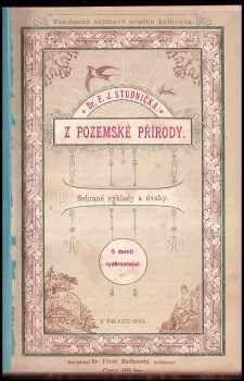 František Josef Studnička: Z pozemské přírody : sebrané výklady a úvahy