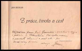 Jan Boxan: Z práce, života a cest