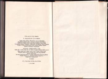 Josef Augusta: Z pradějin člověka