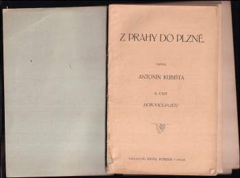 Antonín Kubišta: Z Prahy do Plzně