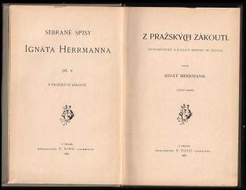Ignát Herrmann: Z pražských zákoutí