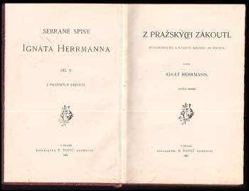 Ignát Herrmann: Z pražských zákoutí