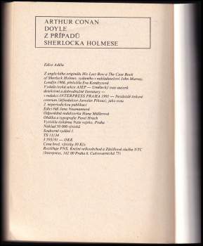 Arthur Conan Doyle: Z případů Sherlocka Holmese