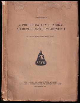 Z problematiky slabiky a prozodických vlastností